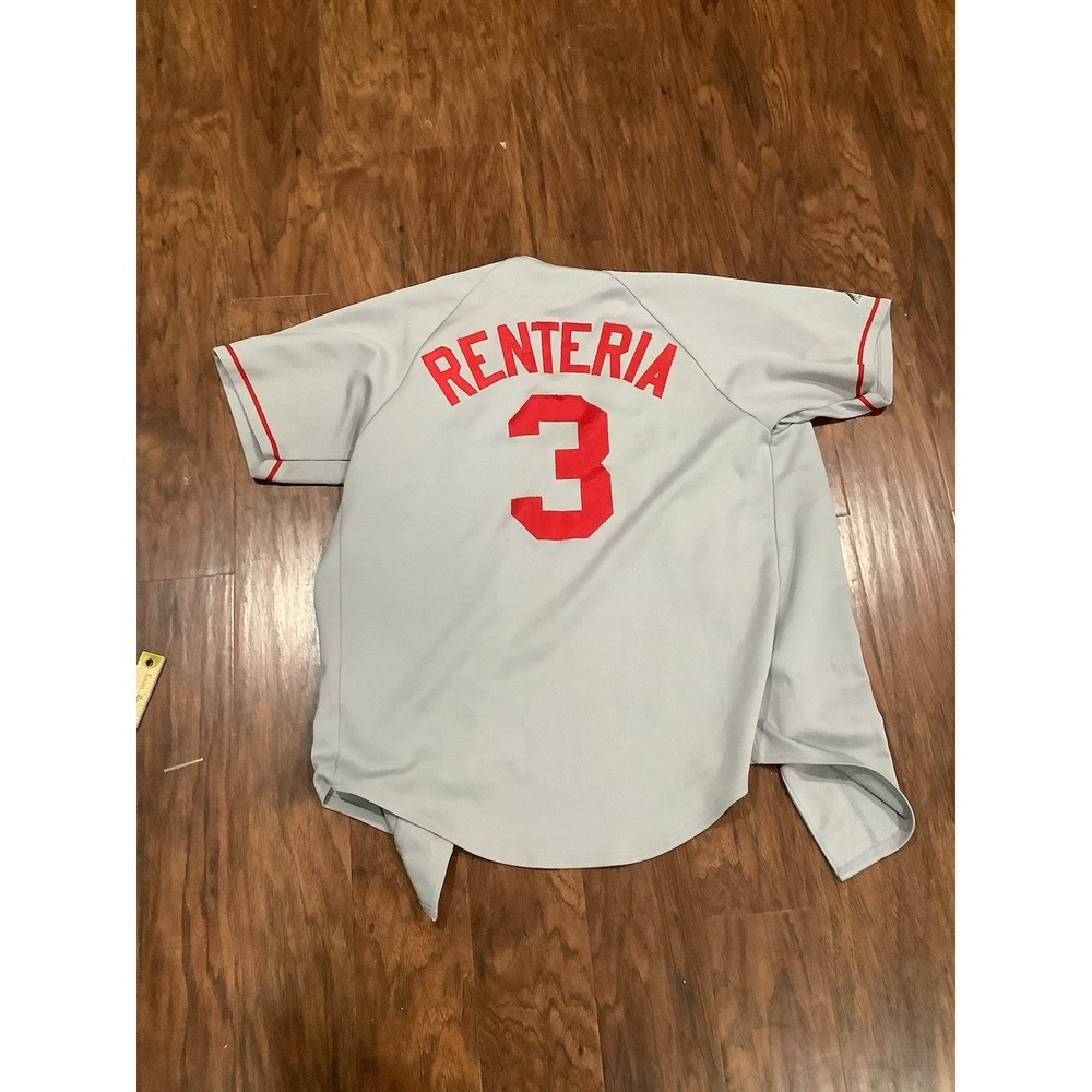 MLB Boston Red Sox Majestic Athletic Baseball jersey Mens #3 Renteria ⚾